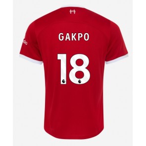 Liverpool Cody Gakpo #18 Replika Hjemmebanetrøje 2023-24 Kortærmet